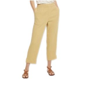 Madewell Lightspun Tapered Huston Gauze Linen Pants